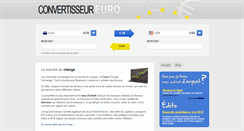 Desktop Screenshot of convertisseur-euro.fr
